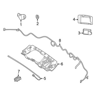 Mercedes-Benz OE - Rear Bumper - Electrical Components