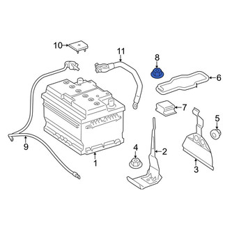 Mercedes-Benz OE - Hood Stop Buffer Nut