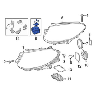 Mercedes-Benz OE - Right Headlight Restoration Kit