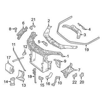 Mercedes-Benz OE - Radiator Support (Sport Utility Coupe C292 Body Code)