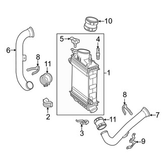 Mercedes-Benz OE - Cooling - Intercooler