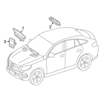 Mercedes-Benz OE - Electrical Components (Parktronic System)
