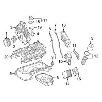 Mercedes-Benz OE - Engine Parts (Sport Utility Coupe C292 Body Code 5.5L)