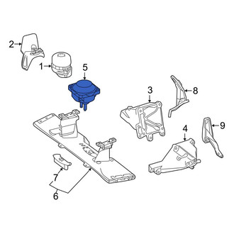 Mercedes-Benz OE - Automatic Transmission Mount