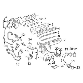 Mercedes-Benz OE - Engine - Turbocharger & Components (Sport Utility Coupe C292 Body Code)
