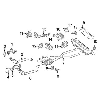 Mercedes-Benz OE - Exhaust System (Sport Utility Coupe C292 Body Code)