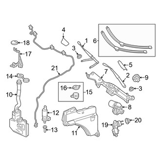 Mercedes-Benz OE - Windshield - Wiper & Washer Components