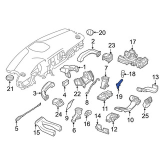 Mercedes-Benz OE - HVAC Duct Air Temperature Sensor