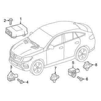 Mercedes-Benz OE - Restraint Systems - Air Bag Components (Modules & Sensors)