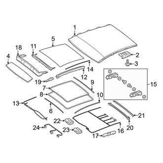 Mercedes-Benz OE - Roof - Sunroof (With Panoramic Roof)