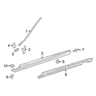 Mercedes-Benz OE - Pillars, Rocker & Floor - Exterior Trim