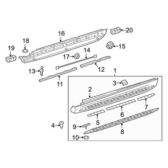 Mercedes-Benz OE - Pillars, Rocker & Floor - Running Board