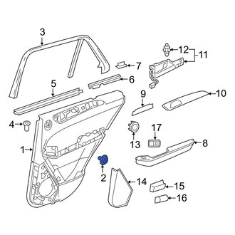 Mercedes-Benz OE - Inner Door Interior Trim Panel Retainer