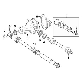 Mercedes-Benz OE - Rear Suspension - Axle & Differential