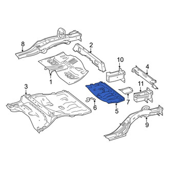 Mercedes-Benz OE - Rear Spare Tire Compartment