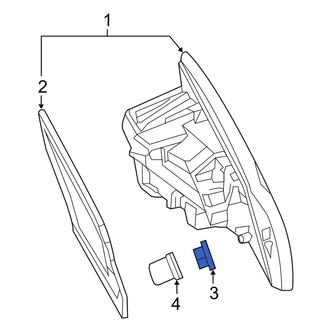 Mercedes-Benz OE - Back Up Light Assembly Nut