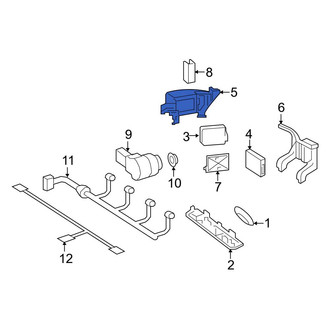 Mercedes-Benz OE - Left Blind Spot Detection System Warning Sensor Bracket