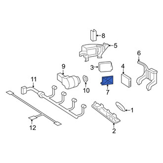 Mercedes-Benz OE - Left Blind Spot Detection System Warning Sensor Bracket