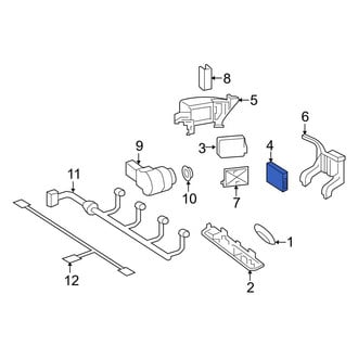 Mercedes-Benz OE - Rear Center Blind Spot Detection System Warning Sensor