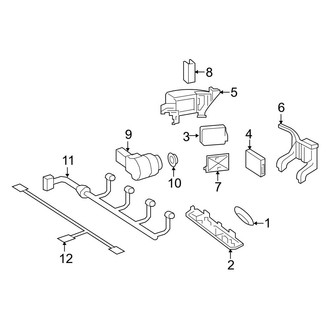 Mercedes-Benz OE - Rear Bumper - Electrical Components (With AMG Package)