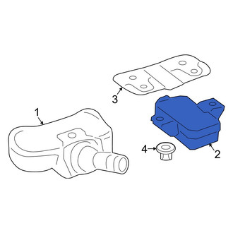 Mercedes-Benz OE - Tire Pressure Monitoring System (TPMS) Control Module