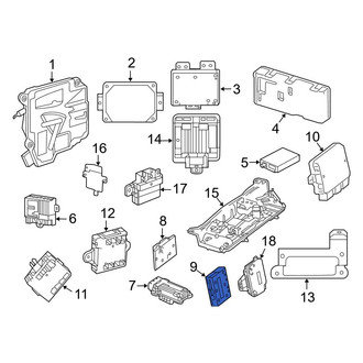 Mercedes-Benz OE - Front Infotainment Display Control Module