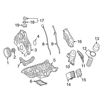 Mercedes-Benz OE - Front Engine Crankshaft Seal