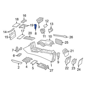 Mercedes-Benz OE - Front 12 Volt Accessory Power Outlet