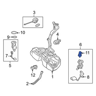 Mercedes-Benz OE - Fuel Tank Pressure Sensor