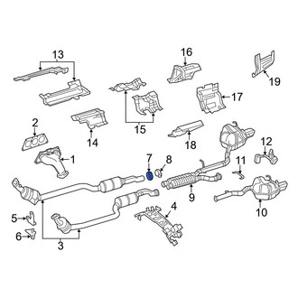 Mercedes-Benz OE - Rear Left Catalytic Converter Gasket
