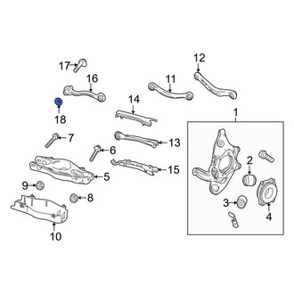 Mercedes-Benz OE - Suspension Track Bar Washer