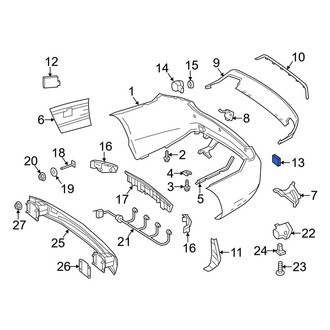 Mercedes-Benz OE - Rear Collision Warning Sensor