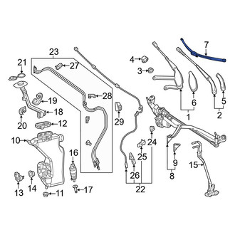 Mercedes-Benz OE - Rear Wiper Blade