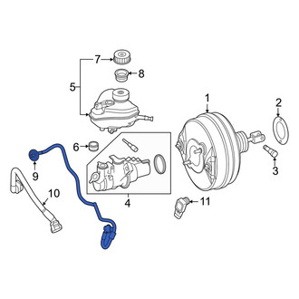 Mercedes-Benz OE - Brake Vacuum Hose