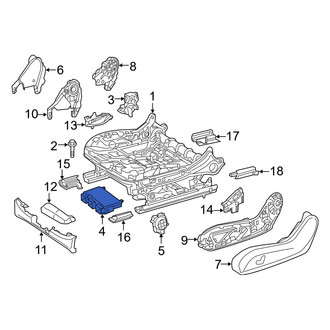 Mercedes-Benz OE - Left Power Seat Control Module