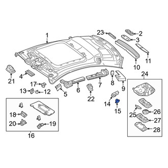 Mercedes-Benz OE - Navigation Microphone Bracket