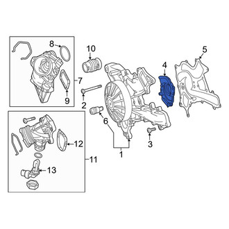 Mercedes-Benz OE - Engine Water Pump Housing