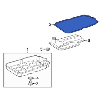 Mercedes-Benz OE - Transmission Oil Pan Gasket