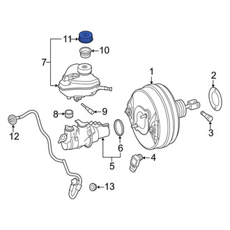 Mercedes-Benz OE - Brake Master Cylinder Reservoir Cap