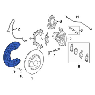 Mercedes-Benz OE - Rear Brake Dust Shield