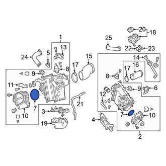 Mercedes-Benz OE - Fuel Injection Throttle Body Mounting Gasket
