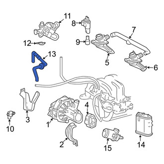 Mercedes-Benz OE - Exhaust Gas Recirculation (EGR) Tube
