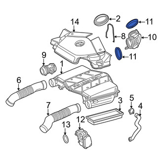 Mercedes-Benz OE - Fuel Injection Air Flow Meter Gasket & O-Ring