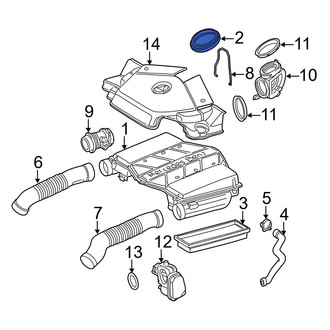 Mercedes-Benz OE - Air Filter Housing Gasket