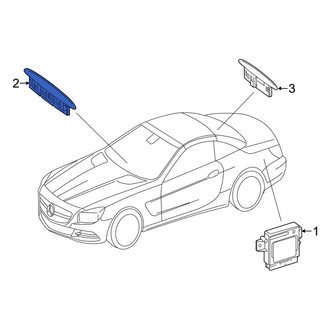 Mercedes-Benz OE - Front Parking Aid System Speaker