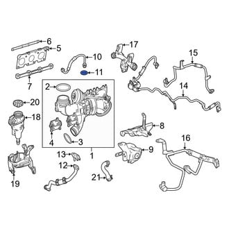 Mercedes-Benz OE - Turbocharger Oil Line O-Ring