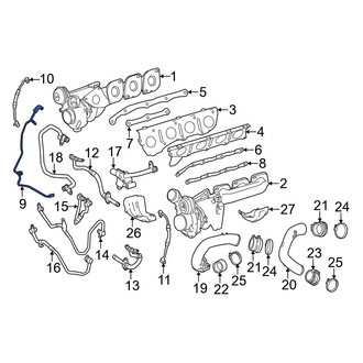 Mercedes-Benz OE - Vacuum Hose