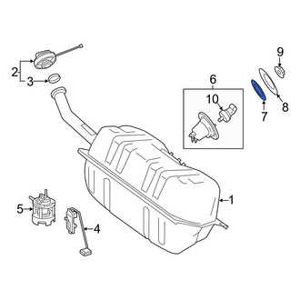 Mercedes-Benz OE - Fuel Pump Tank Seal