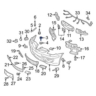 Mercedes-Benz OE - Wiper Motor Bolt