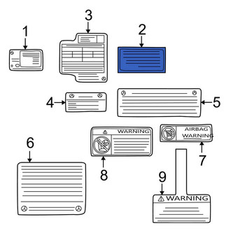 Mercedes-Benz OE - Engine Decal